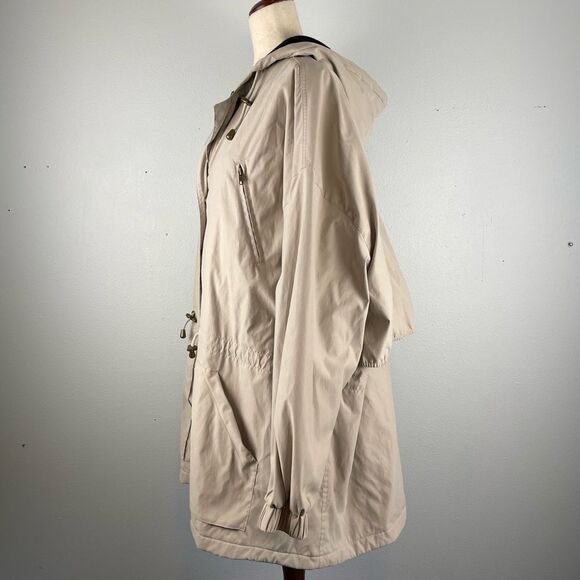 Nordstroms Women's Cream Hooded Jacket Size 3X EUC - Picture 3 of 8